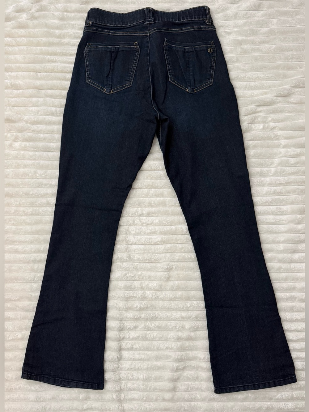 “NWOT” Democracy Dark Indigo Flare Jeans - Picture 7 of 8